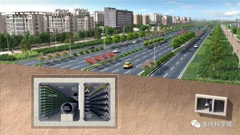 空間大得可以跑卡車(chē)！科學(xué)大道一期地下綜合管廊建設(shè)過(guò)半